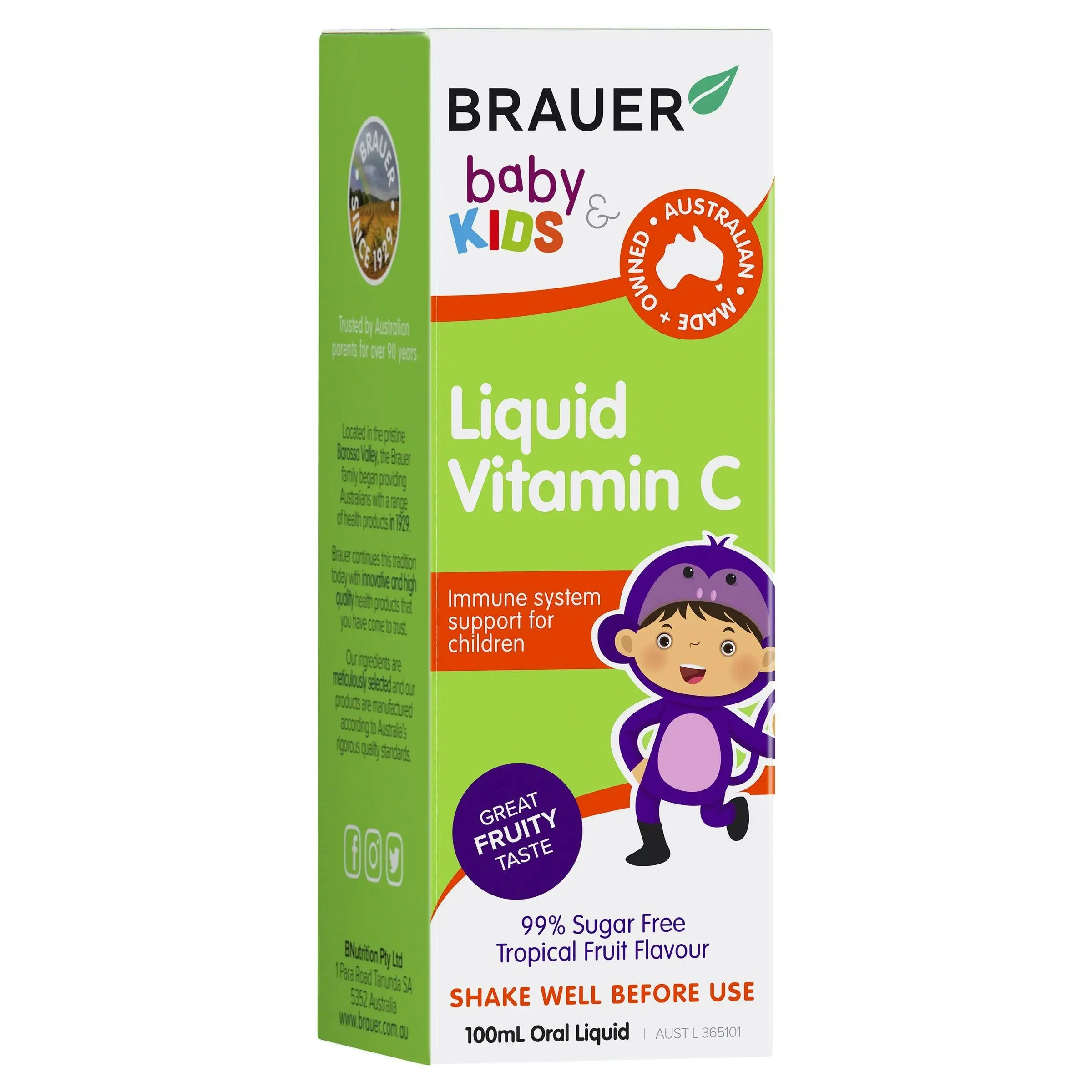 Brauer Baby & Kids Liquid Vitamin C 100mL