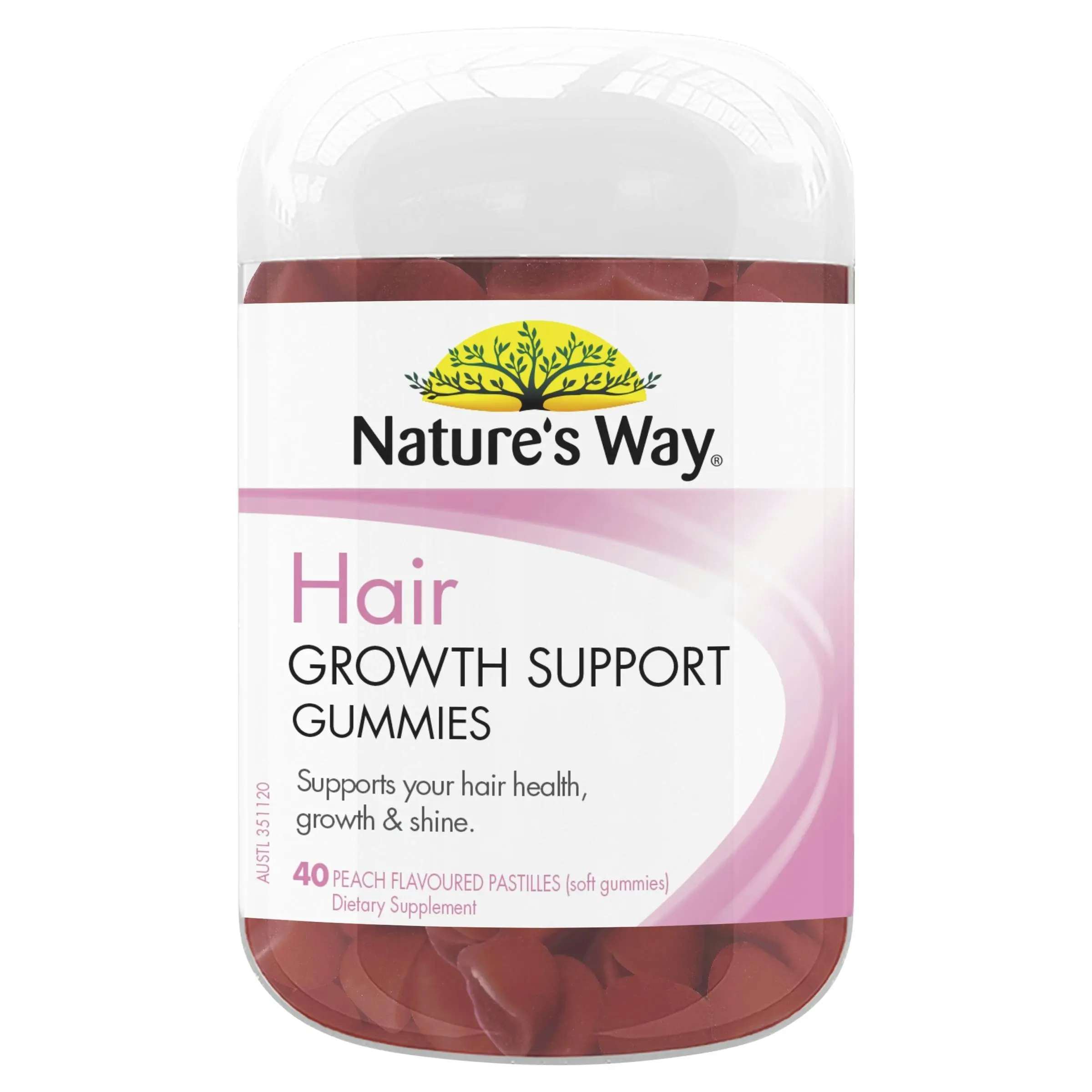 Nature's Way Hair Growth Support Gummies 40 Pack