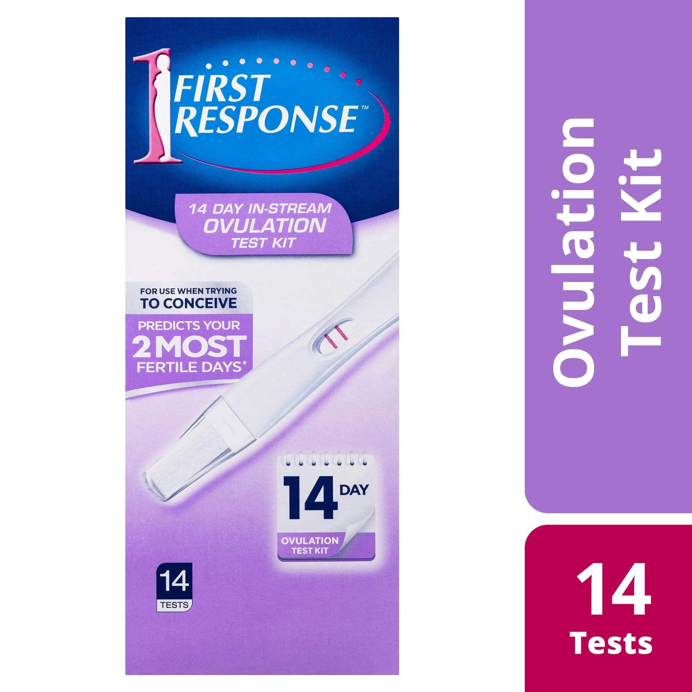 First Response 14 Day In Stream Ovulation Test Kit 14 Pack