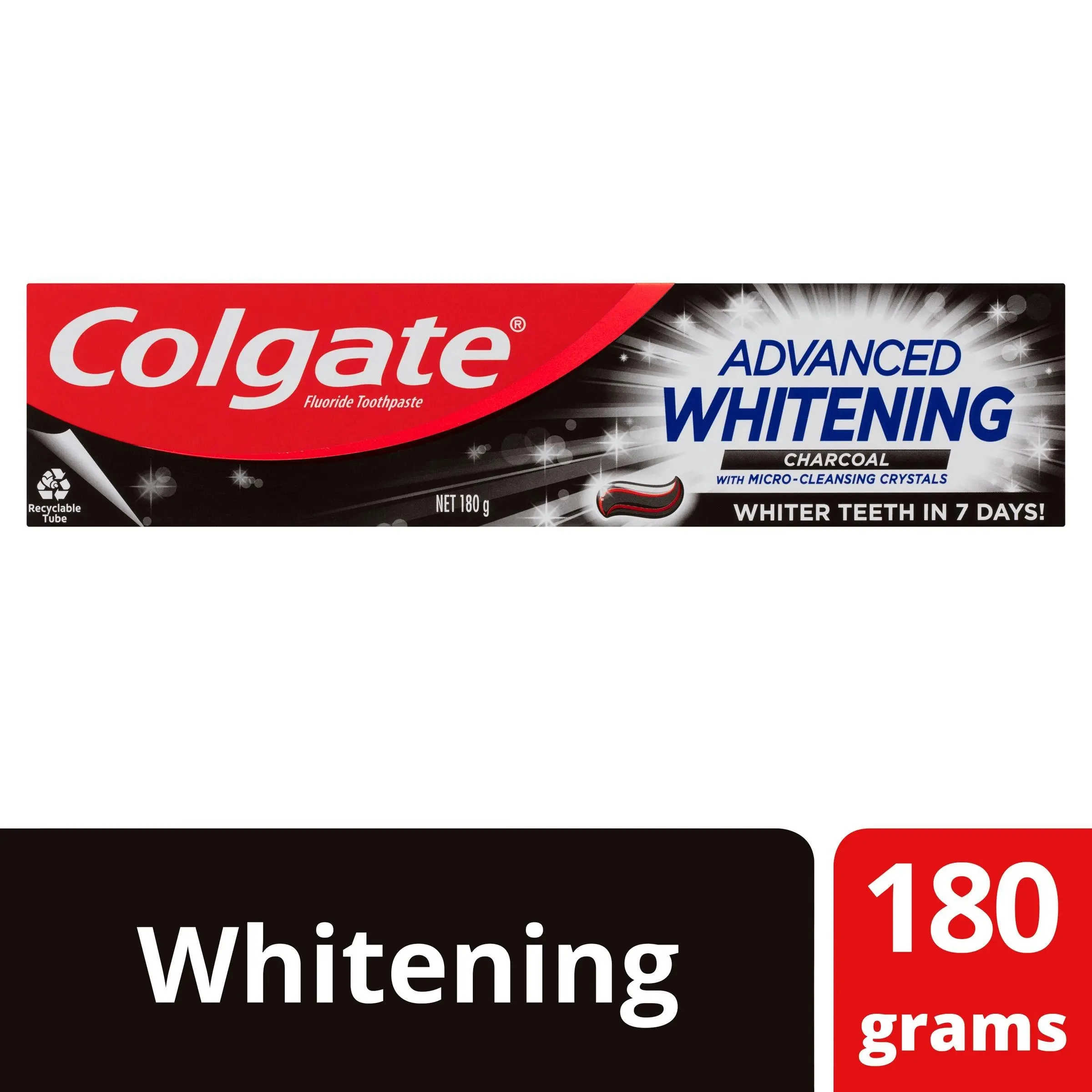 Colgate Toothpaste Advanced Whitening Charcoal 180g