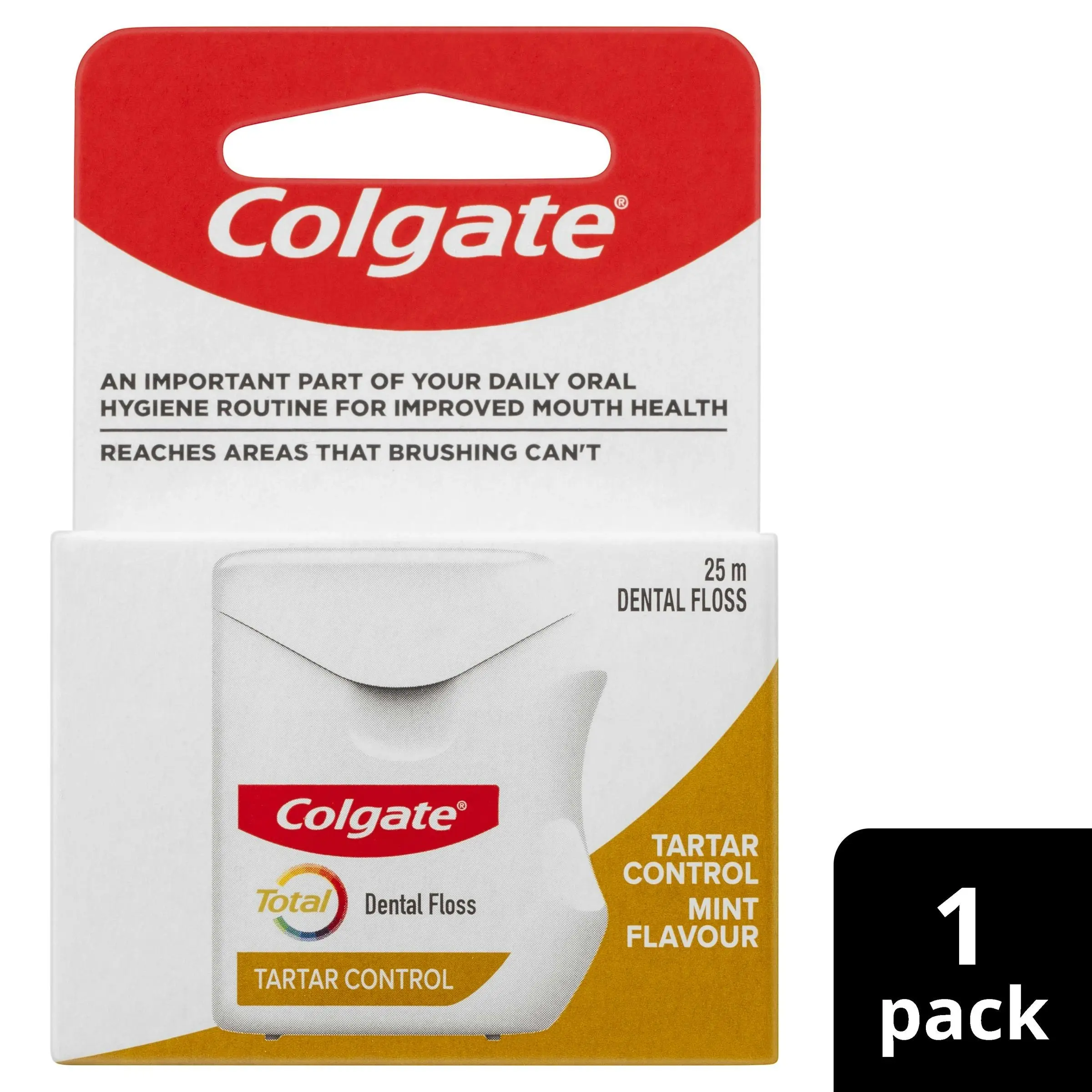 Colgate Total Tartar Control Dental Floss 25m