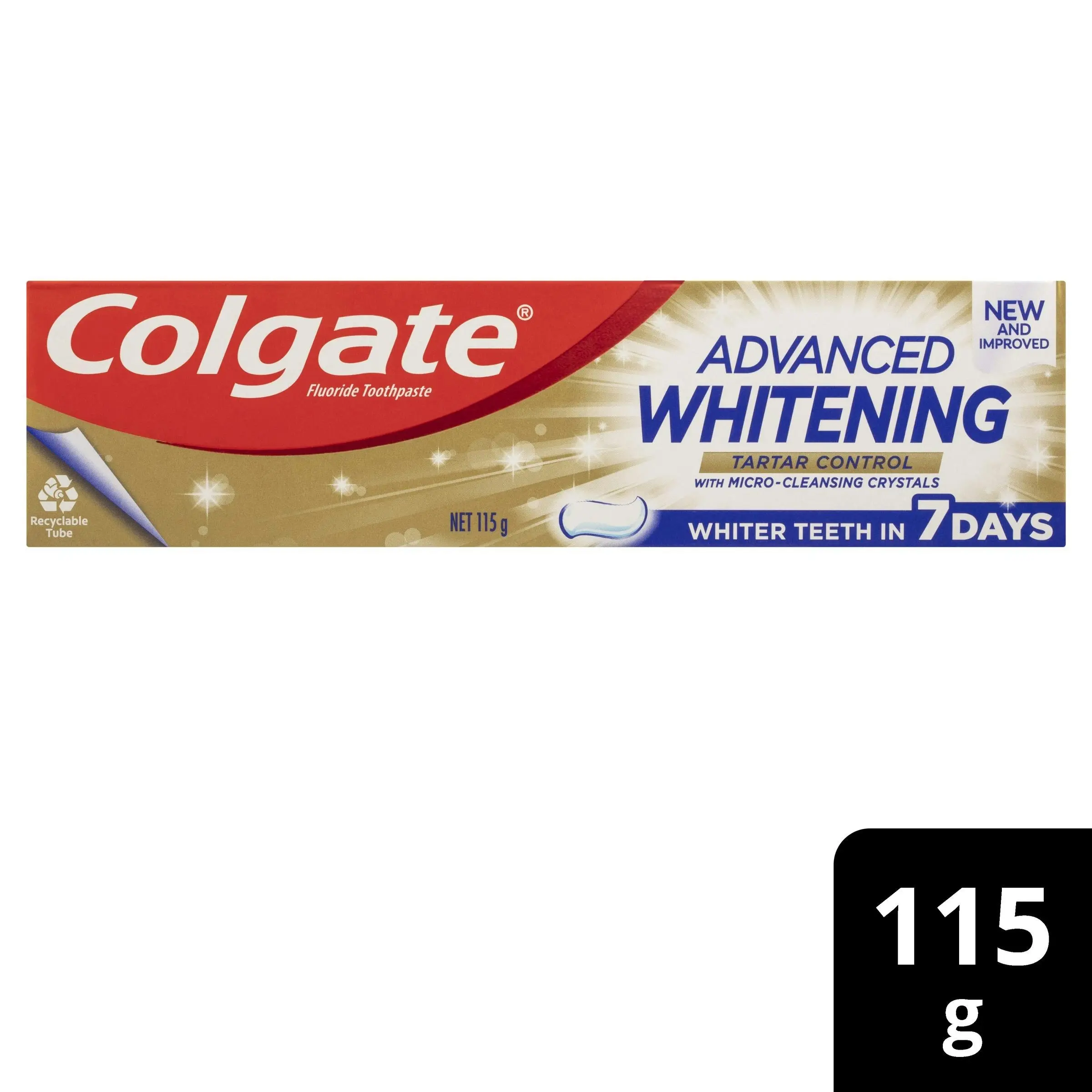 Colgate Toothpaste Advanced Whitening Tartar Control 115g