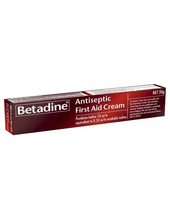 Betadine Antiseptic First Aid Cream 20g