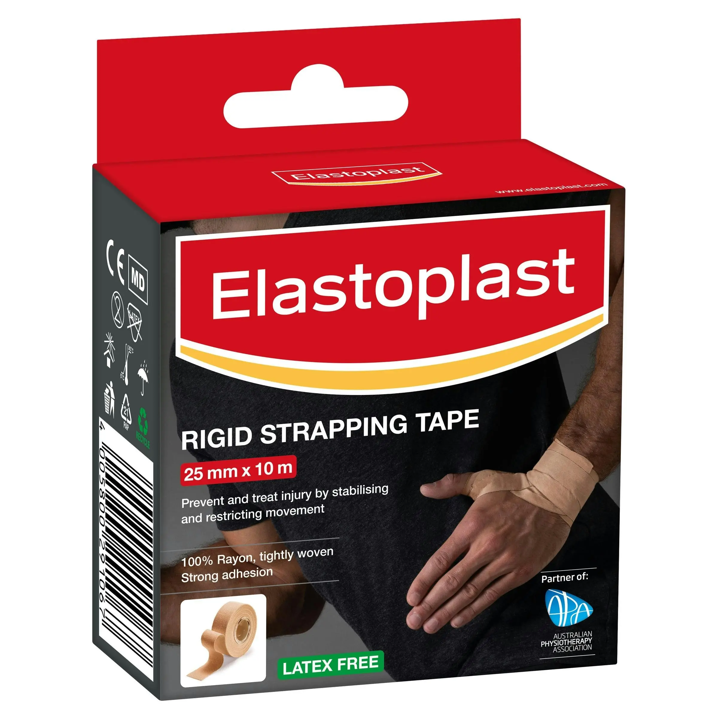 Elastoplast Sport Rigid Strapping Tape 25mm x 10m