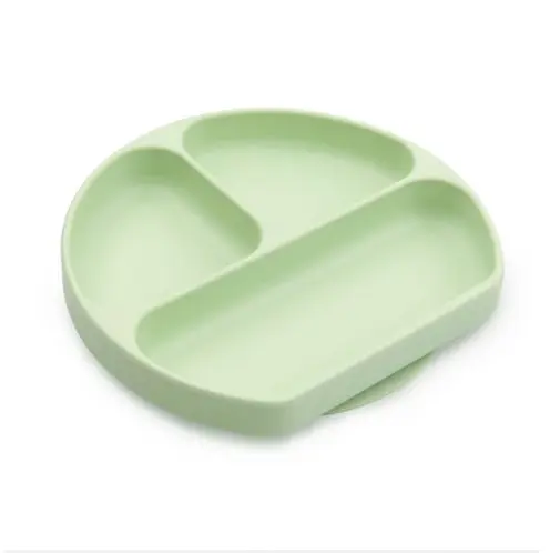 Bumkins Silicone Grip Dish - Sage