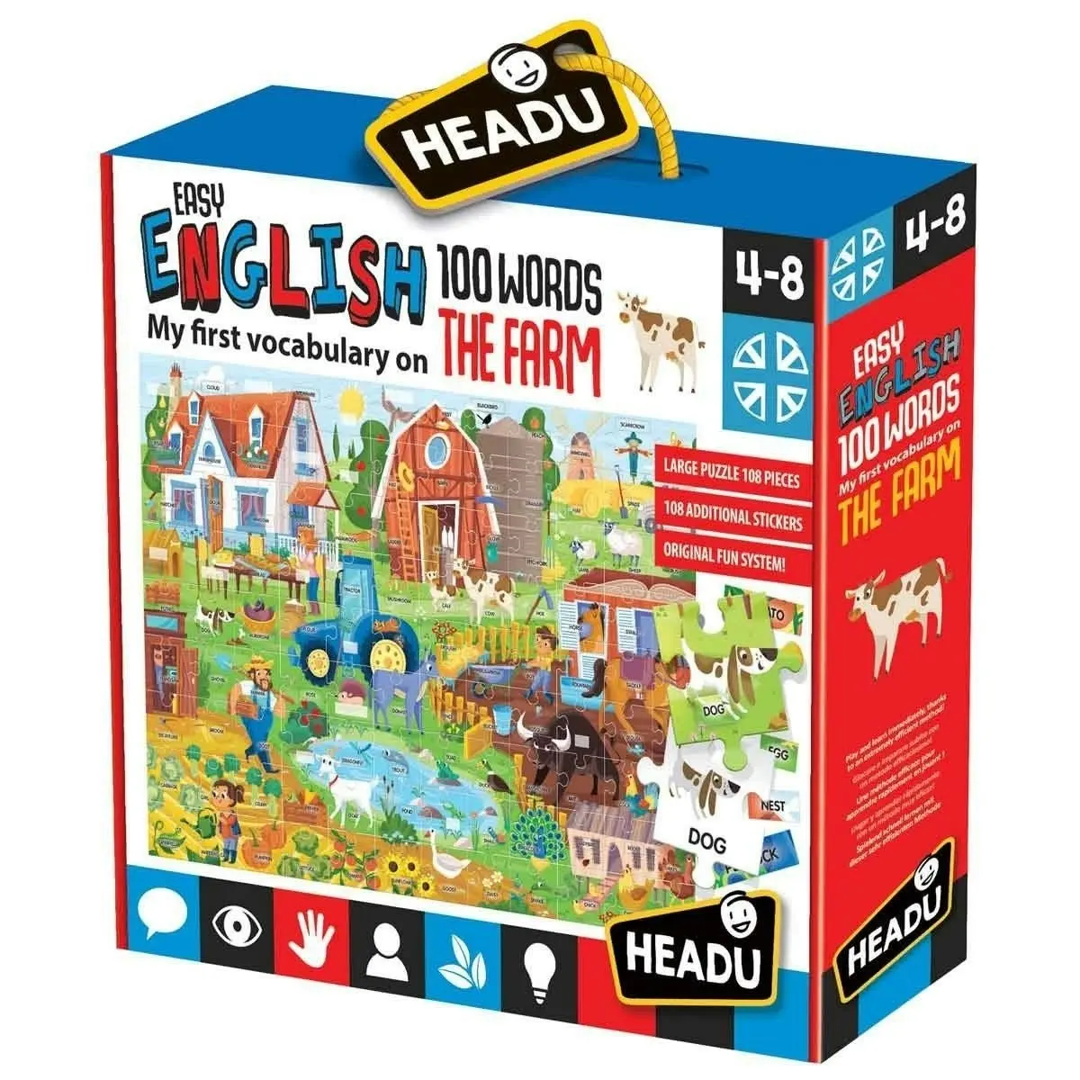 Headu Easy English 100 Words Farm