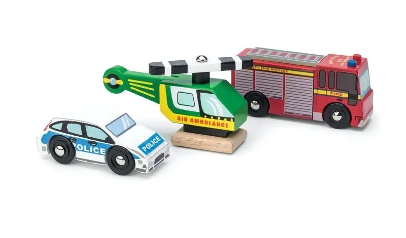 Le Toy Van Emergency Vehicles Set