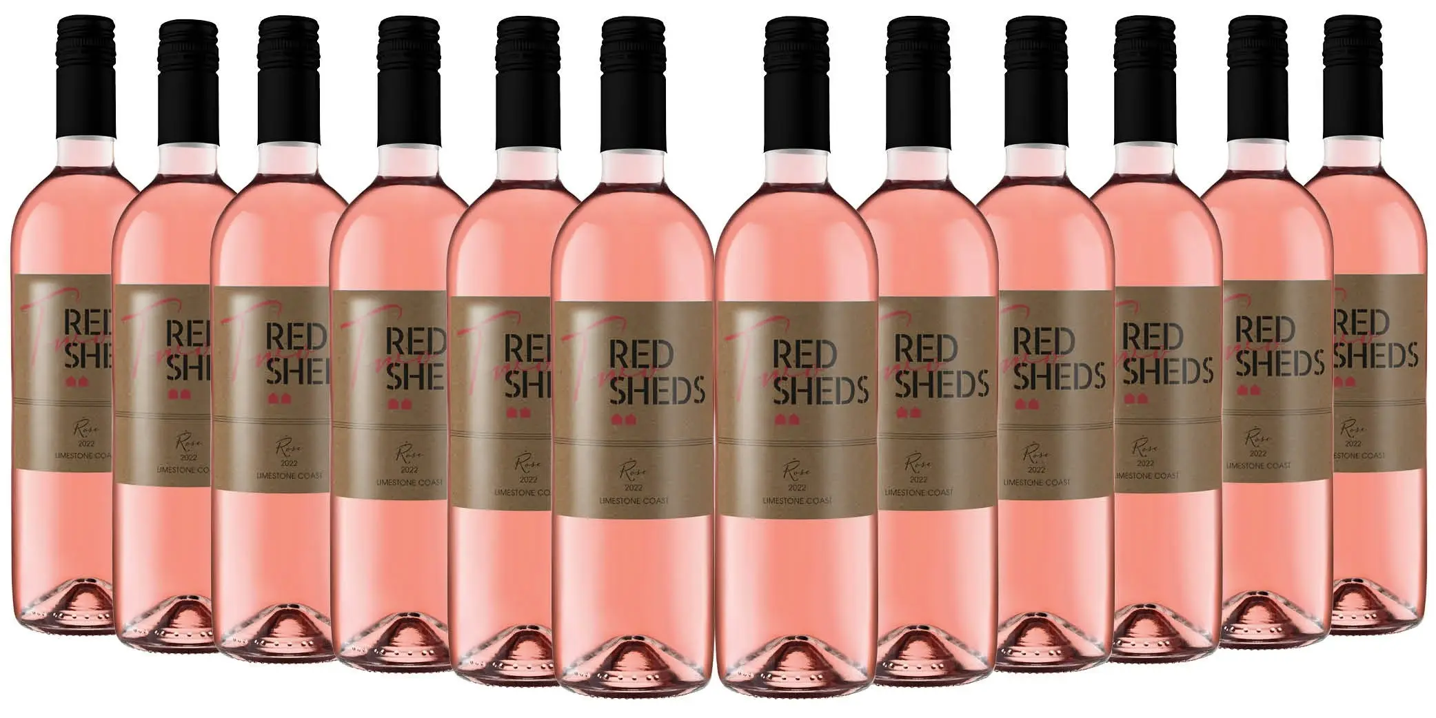 12 pack - Two Red Sheds - Rosé