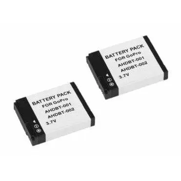 Replacement Battery AHDBT-001 for GOPRO HD Hero Hero2 Camera Helmet Surf