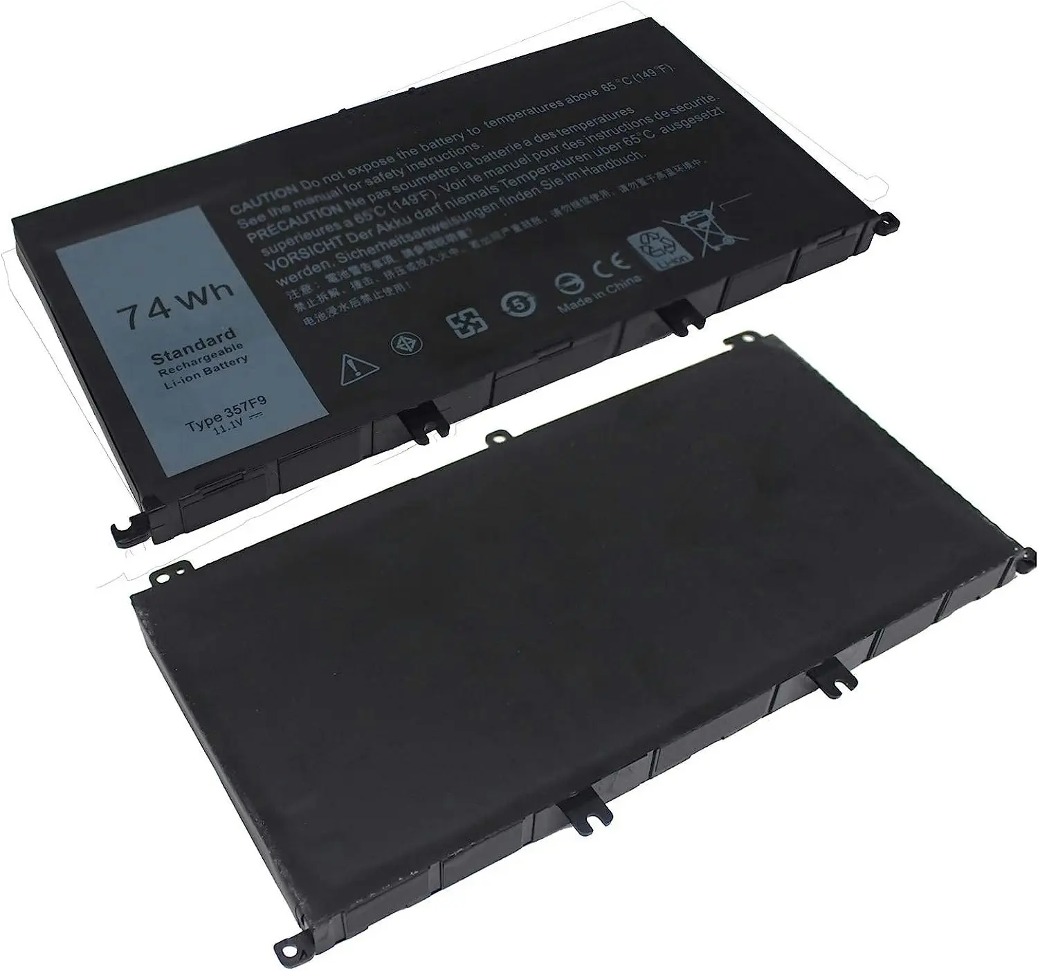 357F9 Compatible Battery for Dell Inspiron 15 7557 7559 Gaming 5576 5577 7566 7567 74Wh