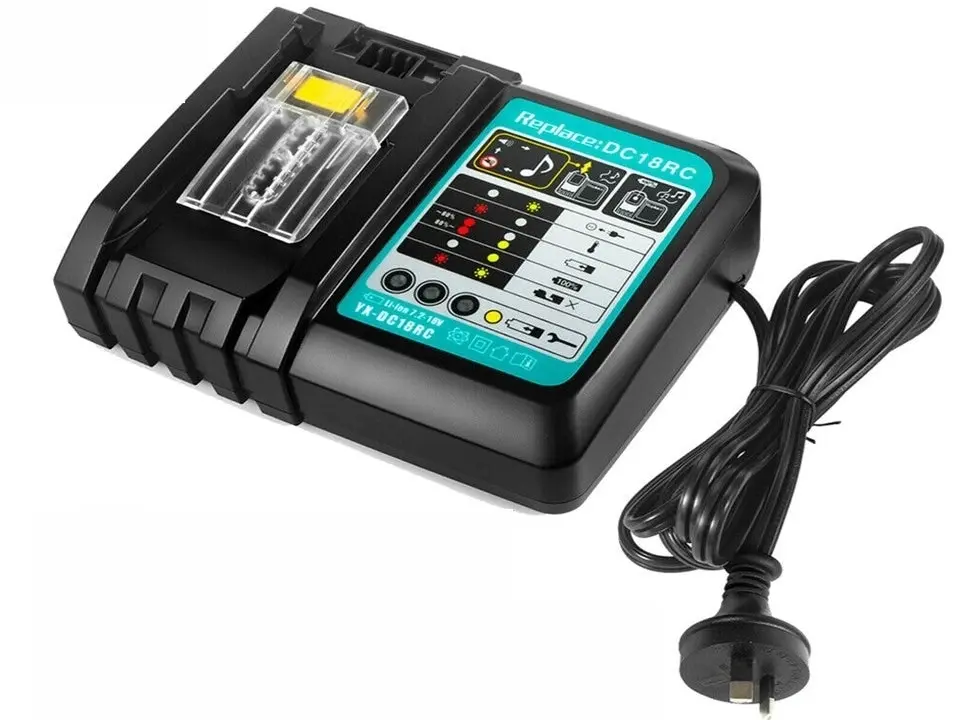 18V Lithium-Ion Battery Charger for Makita BL1830 BL1860B BL1850