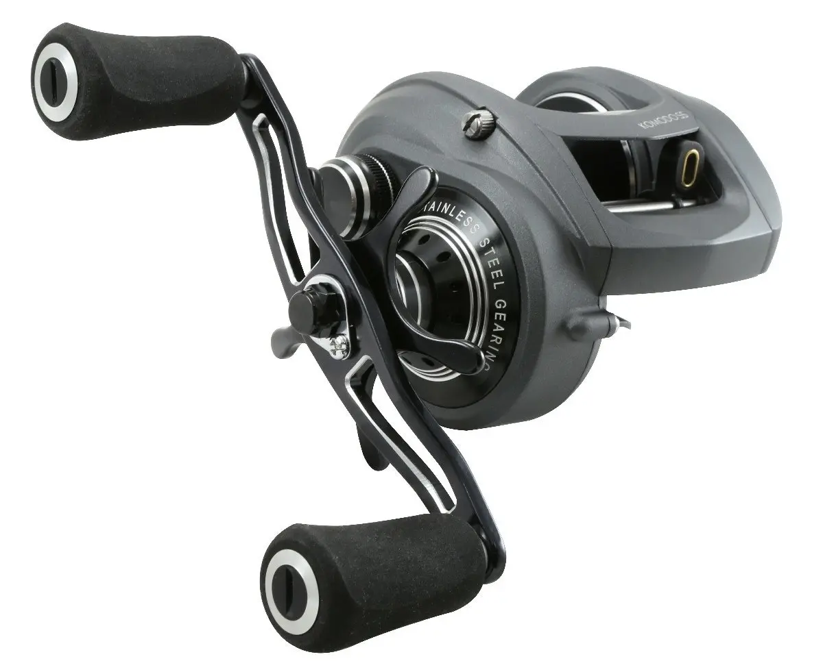 Okuma Komodo Baitcaster Fishing Reel-8 Ball Bearing Low Profile Baitcasting Reel