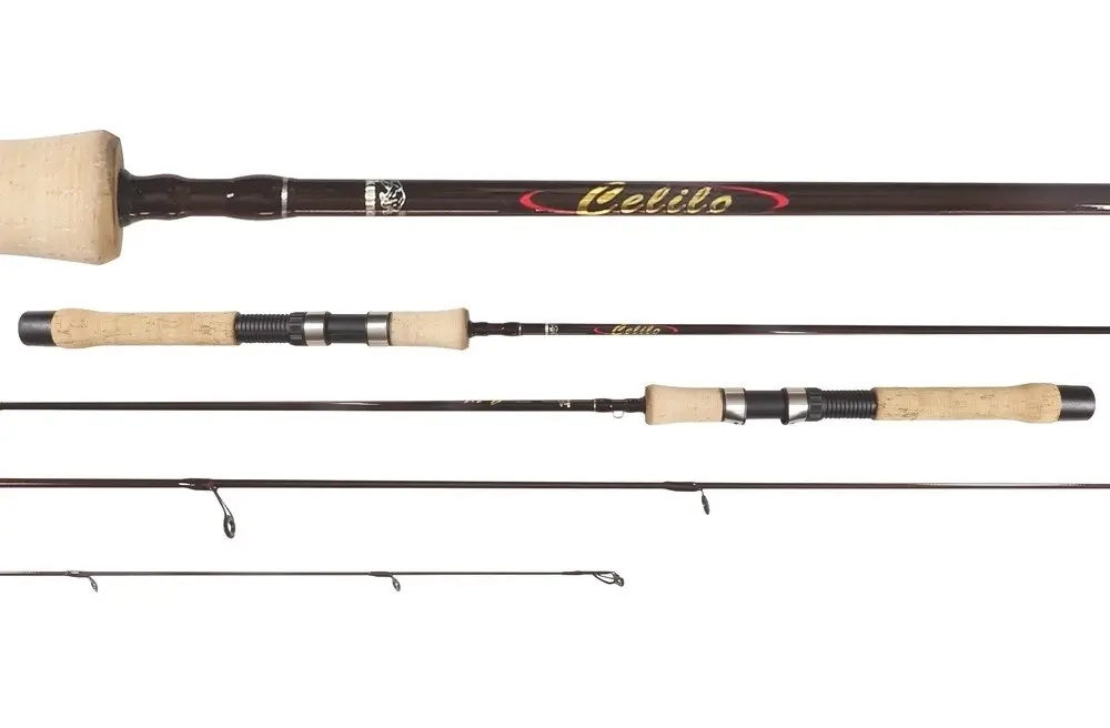 7ft Okuma Celilo 4-10lb Finesse Spin Rod - 2 Piece Graphite Spinning Fishing Rod