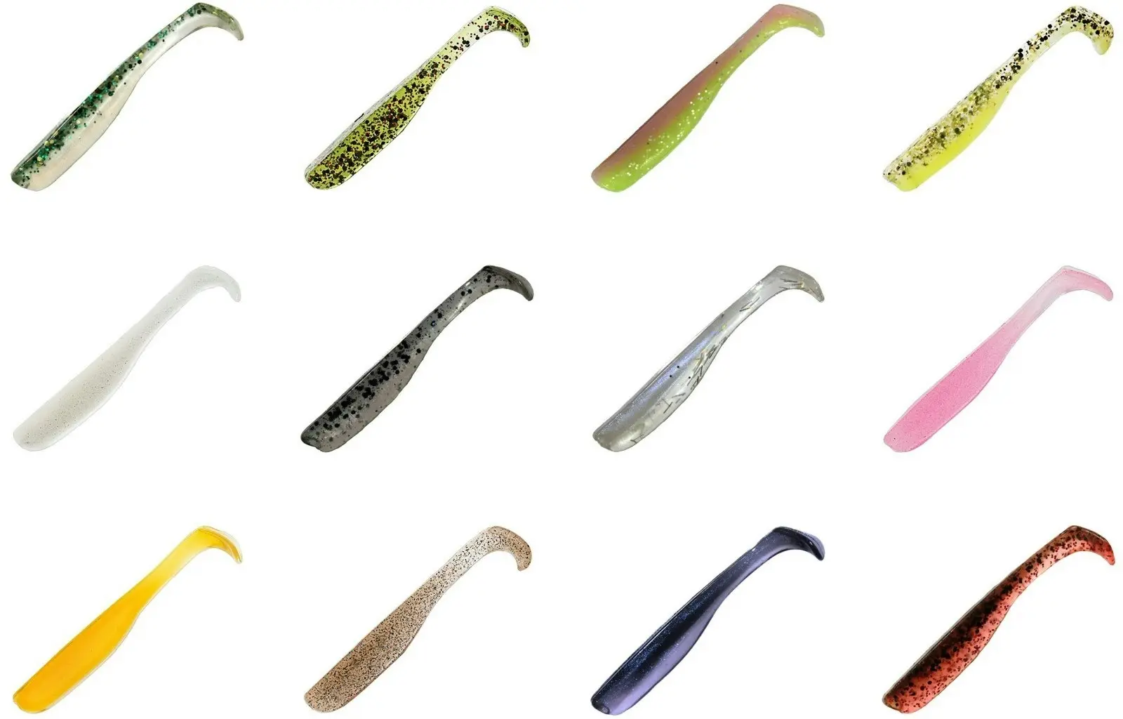 Zman 3 Inch Slim Swimz Soft Plastic Lures - 6 Pack of Z Man Soft Plastic Lures