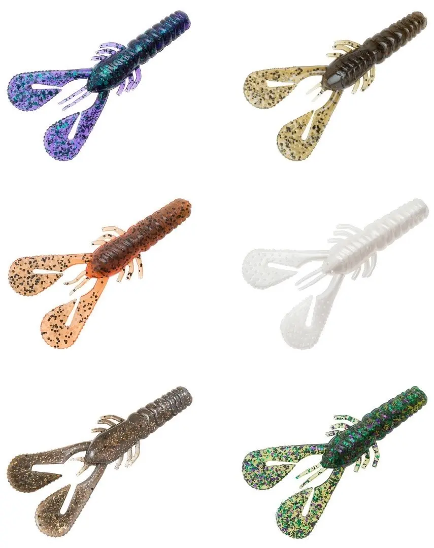 Zman 4 Inch Turbo CrawZ Soft Plastic Lures - 6 Pack of Z Man Soft Plastic Lures