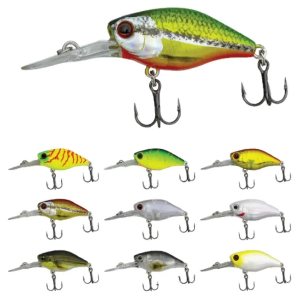 38mm FishArt Fat Boy Floating Crankbait Fishing Lure -4g Topwater Hard Body Lure