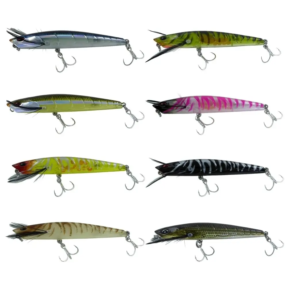 65mm Chasebait Skinny Dog Top Water Fishing Lure - Surface Walker Hardbody Lure