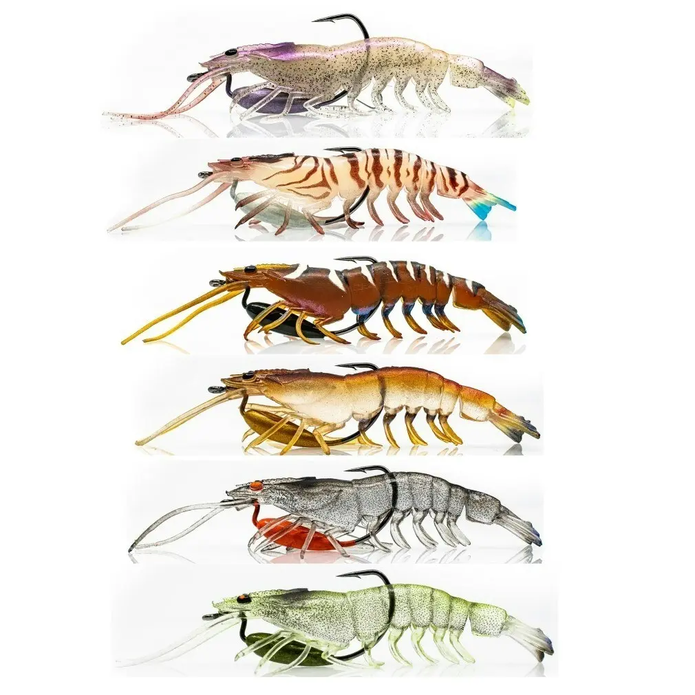 125mm Chasebait Heavy Flick Prawn Soft Plastic Fishing Lure with 15gm Lead Weight