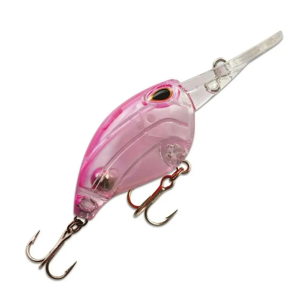 38mm Gomoku Crank Floating Hard Body Fishing Lure - Clear Pink