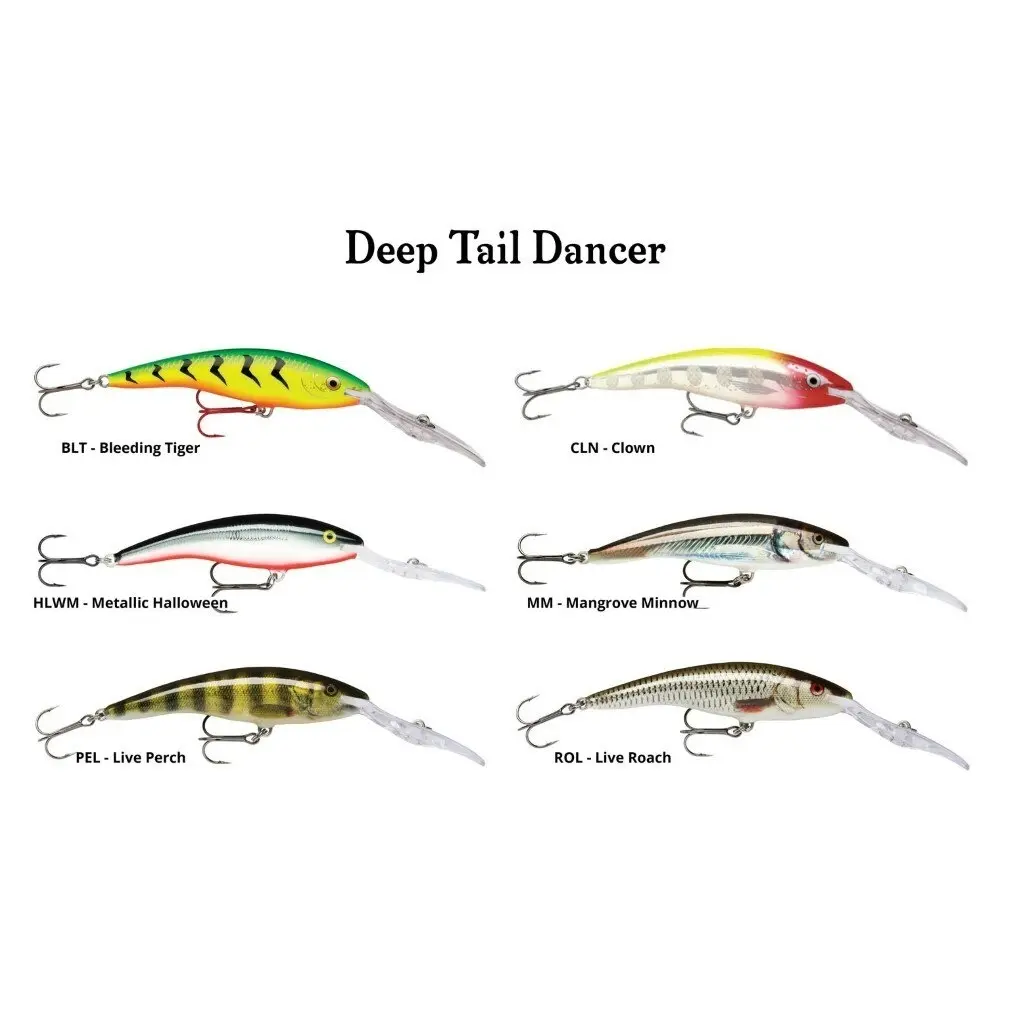 11cm Rapala Deep Tail Dancer Deep Diving Crankbait Fishing Lure