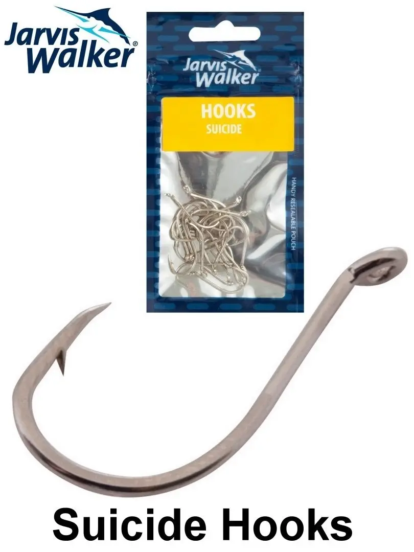 1 Packet of Jarvis Walker Nickle Suicide Octopus Fishing Hooks