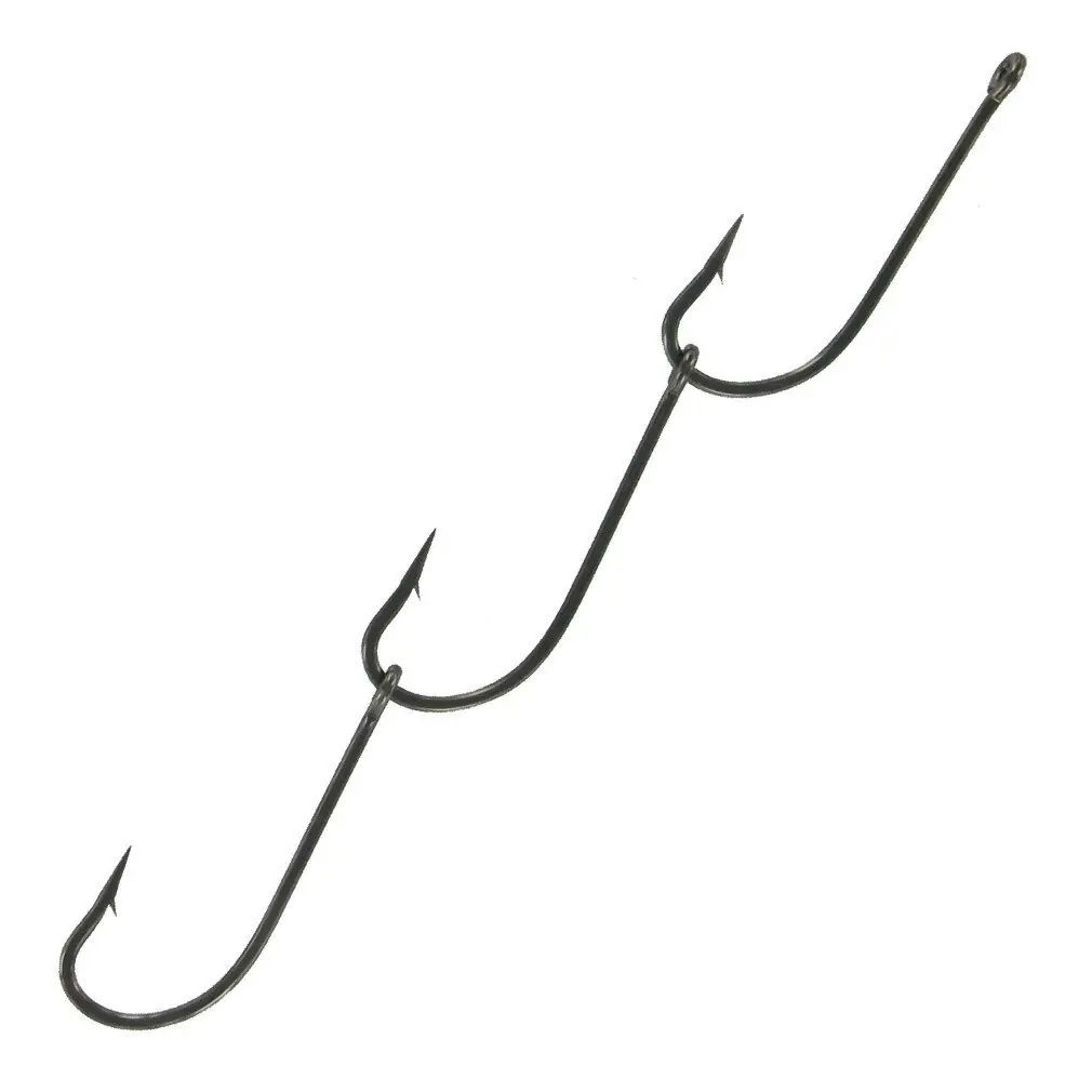 3 Sets of Shogun T487 Pre-Rigged Ganged Hooks - Chemically Sharpened Gang Hooks