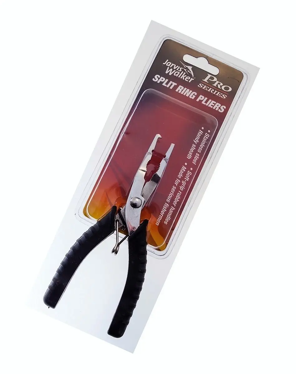 Jarvis Walker 5.5 Inch Stainless Steel Split Ring Fishing Pliers with Sheath