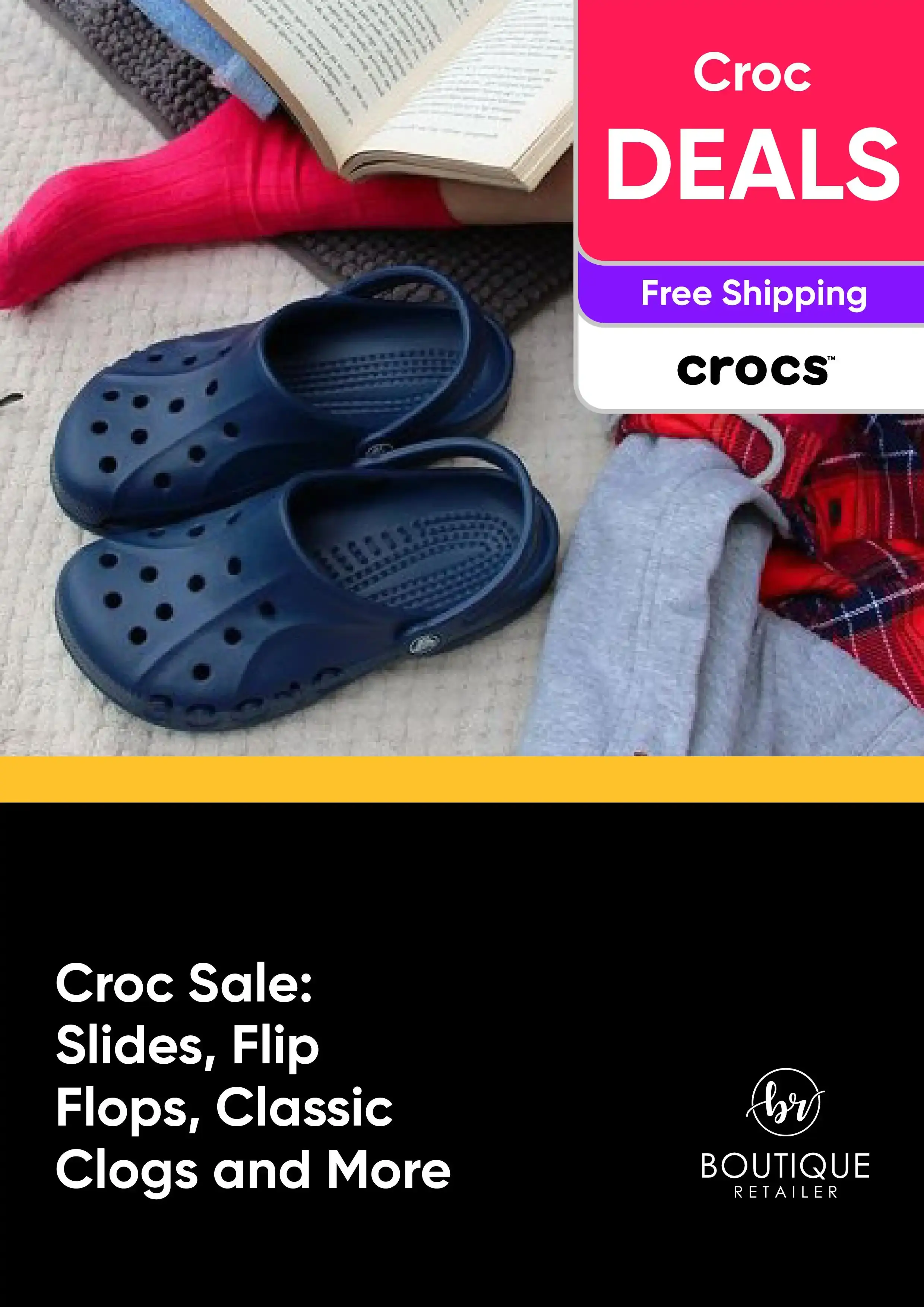 Croc Sale - Slides, Flip Flops, Classic Clogs and More - Crocs - Free Shipping