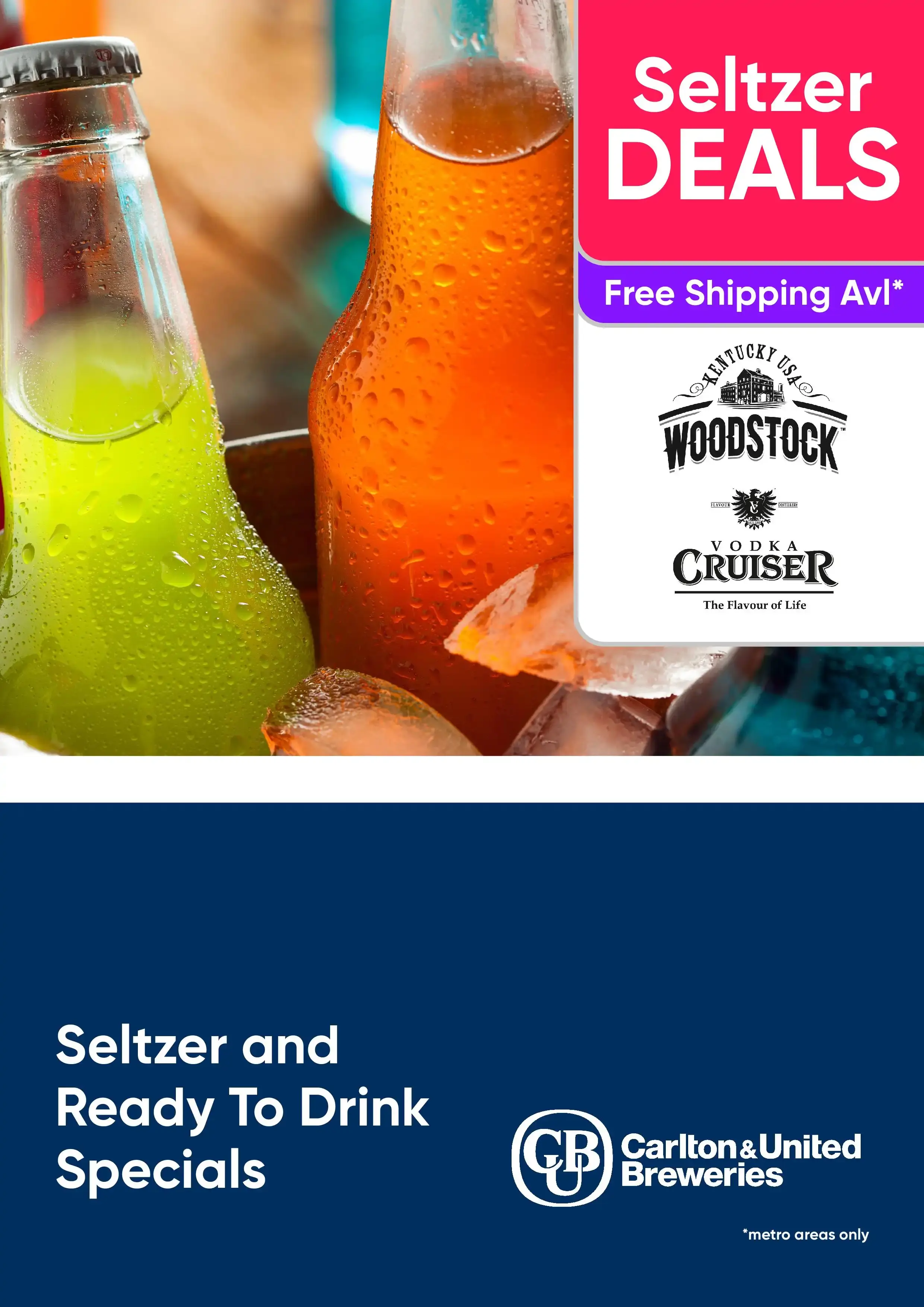 Seltzer and Ready To Drink Sale: Vodka Cruiser, Woodstock and More