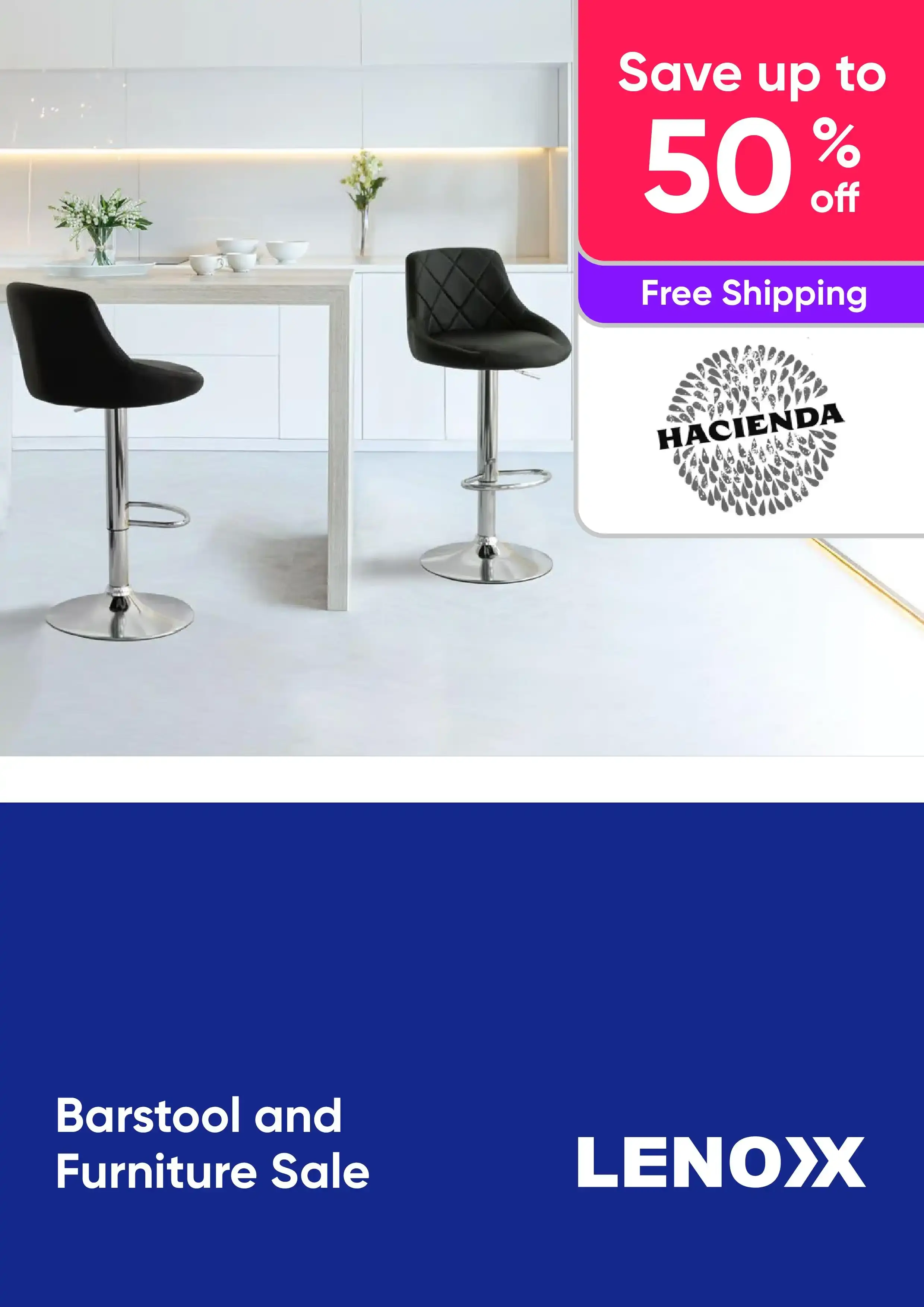 Barstool and Furniture Sale - Hacienda - Up to 50% off