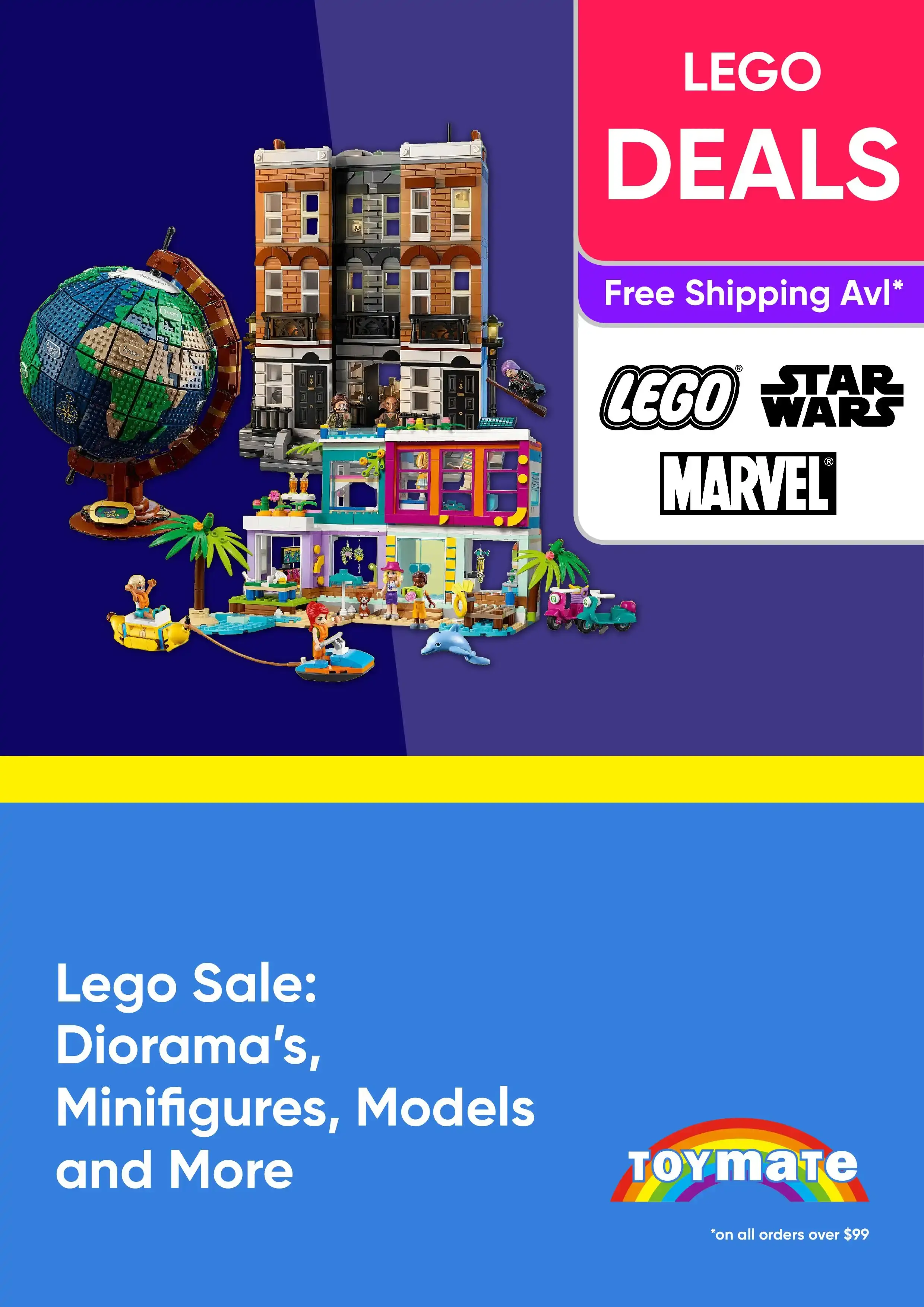 Lego Sale - Diorama's, Minifigures, Models and More - Lego, Star Wars, Marvel