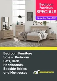 Bedroom Furniture Sale - Bedroom Sets, Beds, Headboards, Bedside Tables and Mattresses