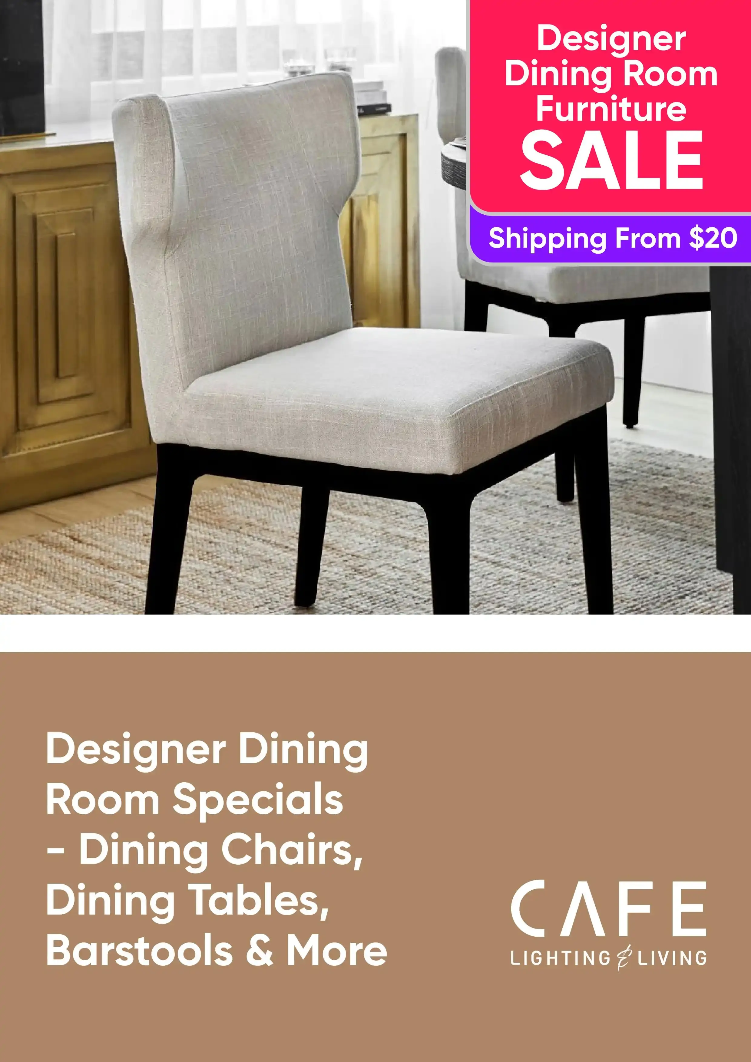 Designer Dining Room Specials - Dining Chairs, Dining Tables, Barstools and More