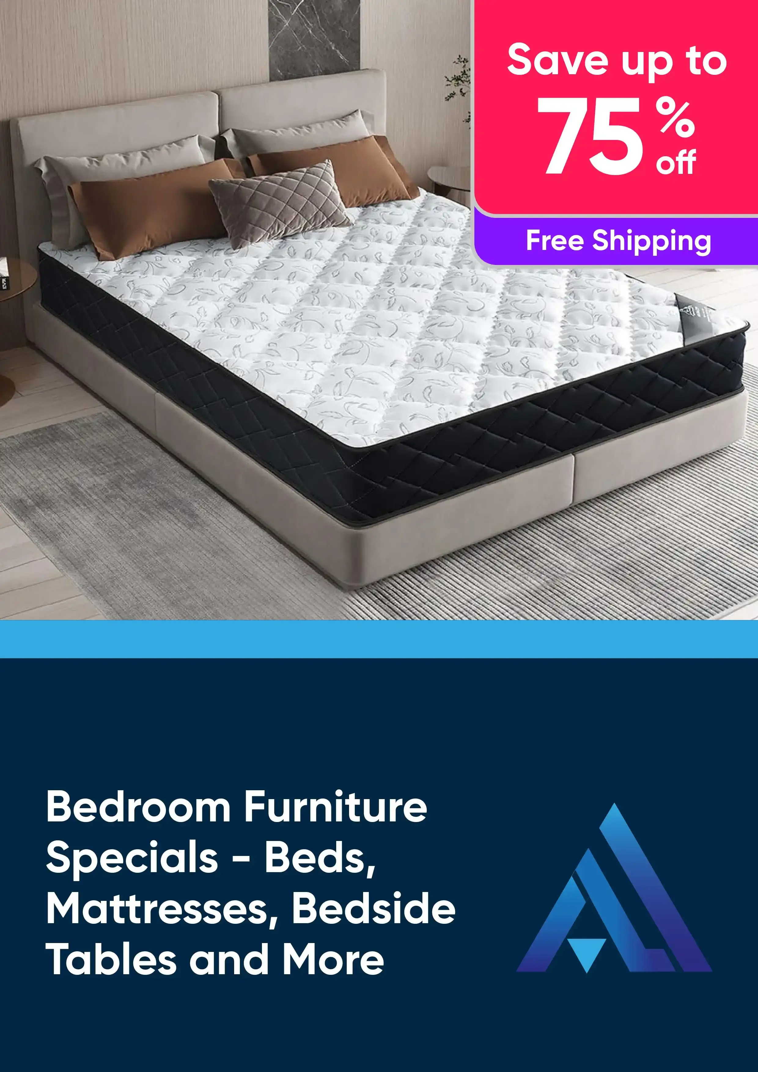 Bedroom Furniture Specials - Save Up to 75% Off Beds, Mattresses, Bedside Tables and More