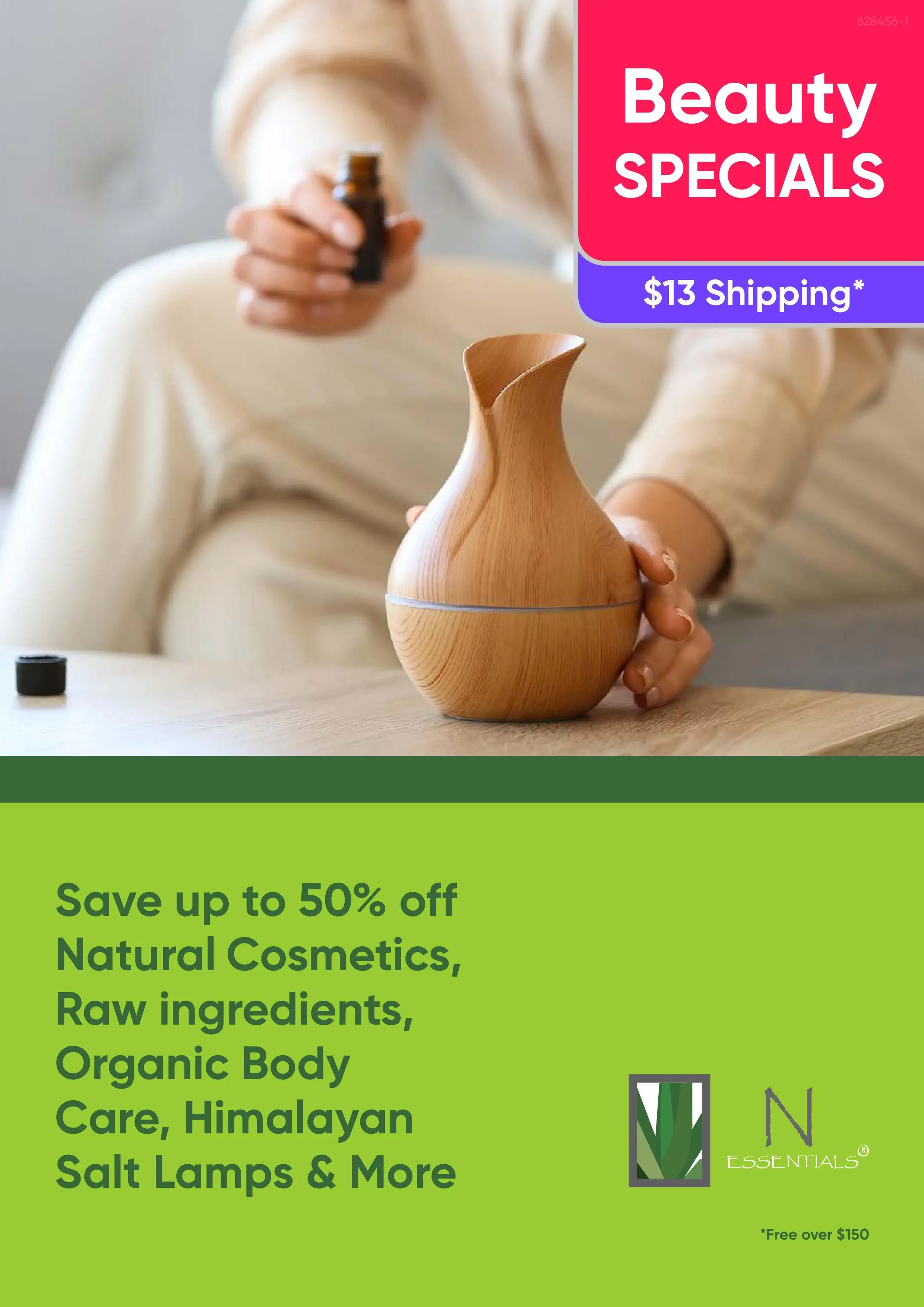 Save up to 50% off Natural Cosmetics, Raw Ingredients, Organic Bodycare, Himalayan Salt Lamps