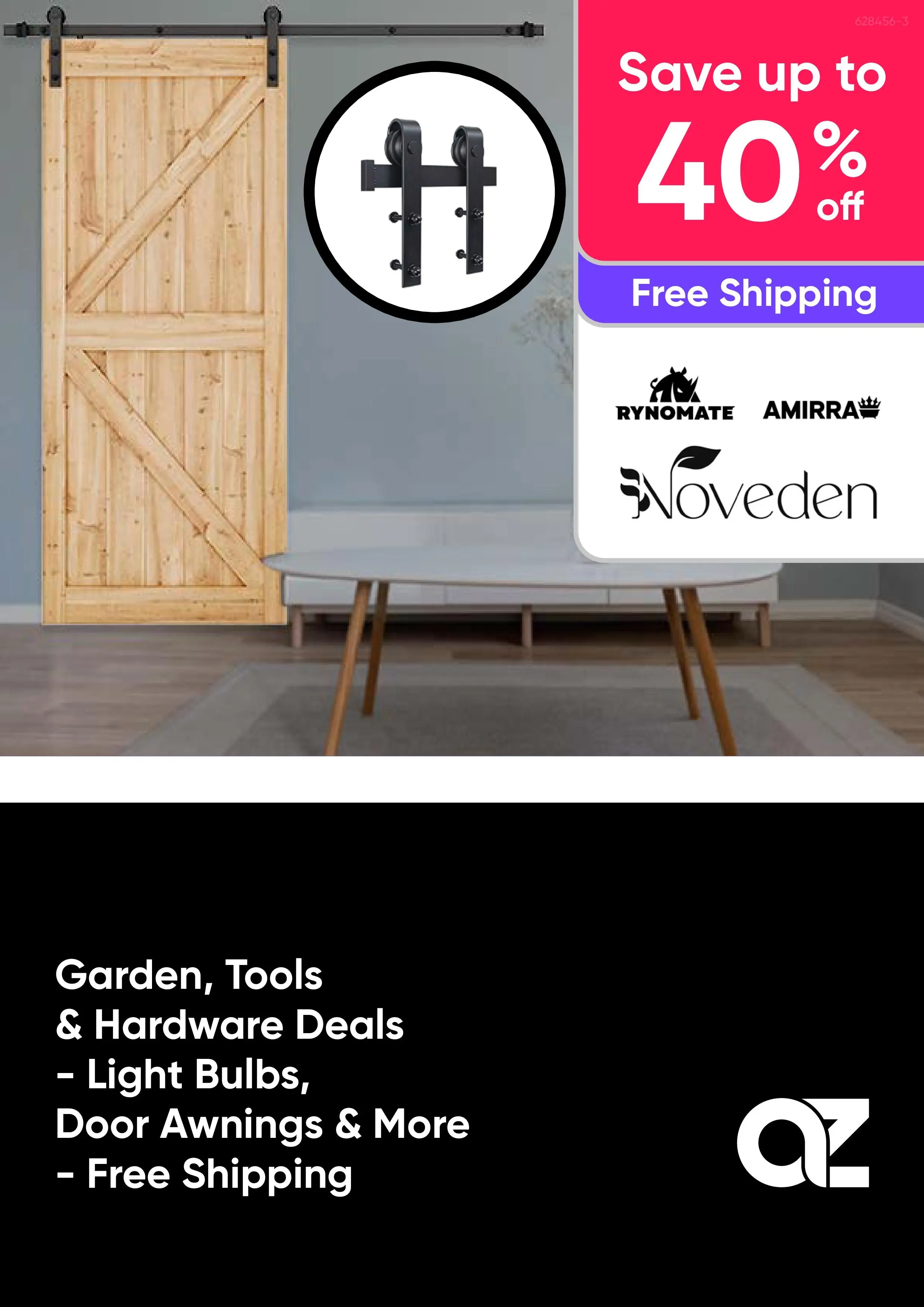 Garden, Tools & Hardware Deals - Light Bulbs, Door Awnings and More - Noveden, Rynomate and Amirra