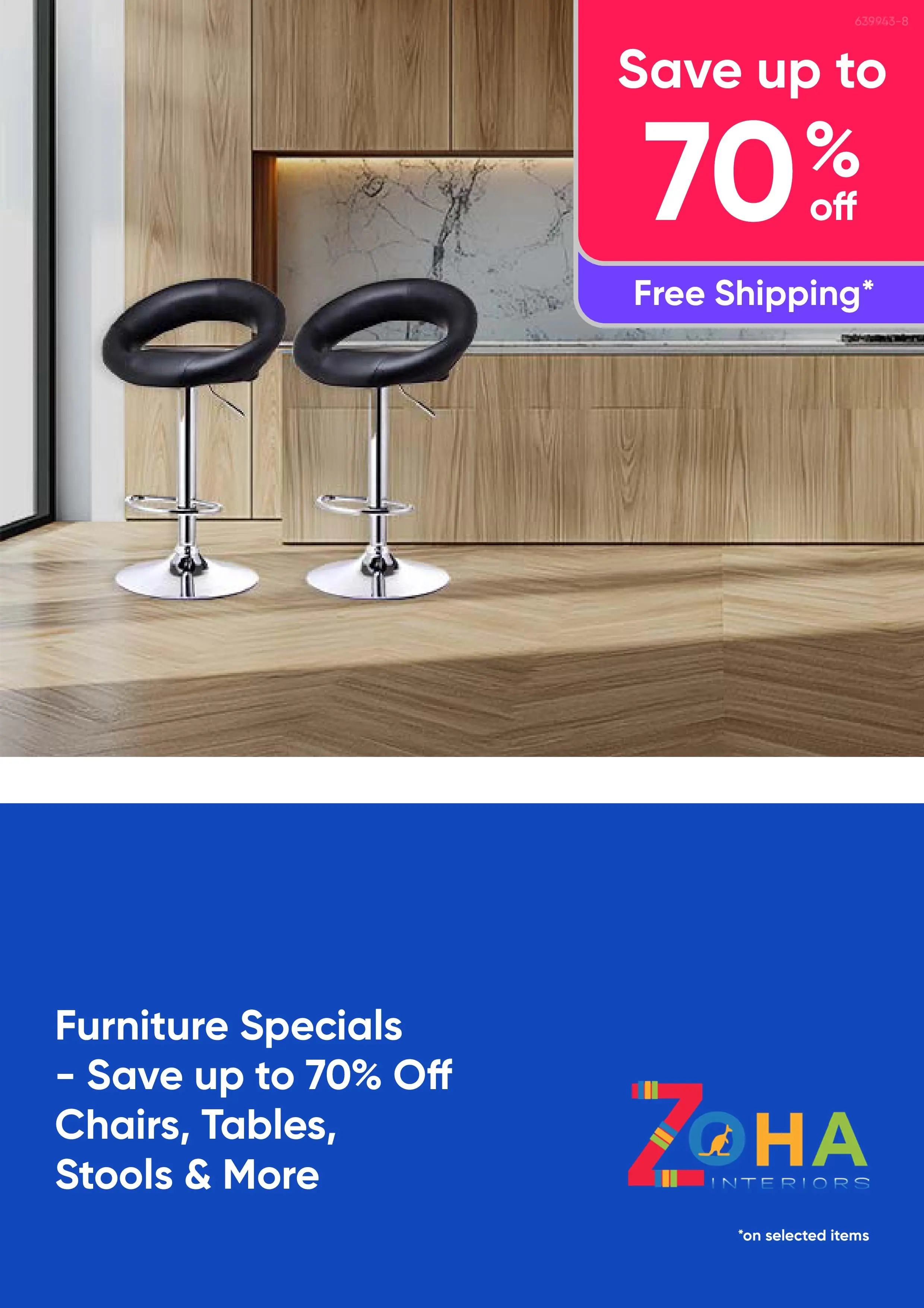 Furniture Specials - Save up to 70% Off Chairs, Tables, Stools and more