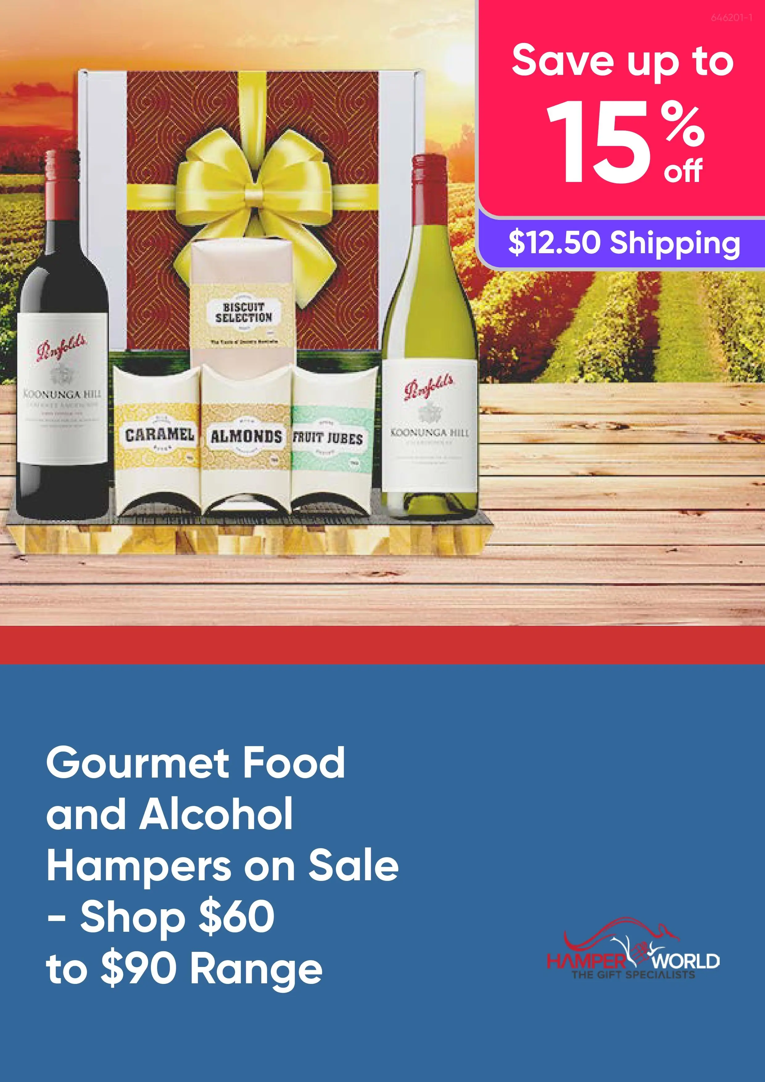 Gourmet Food and Alcohol Hampers on Sale - Shop $60 to $90 Range