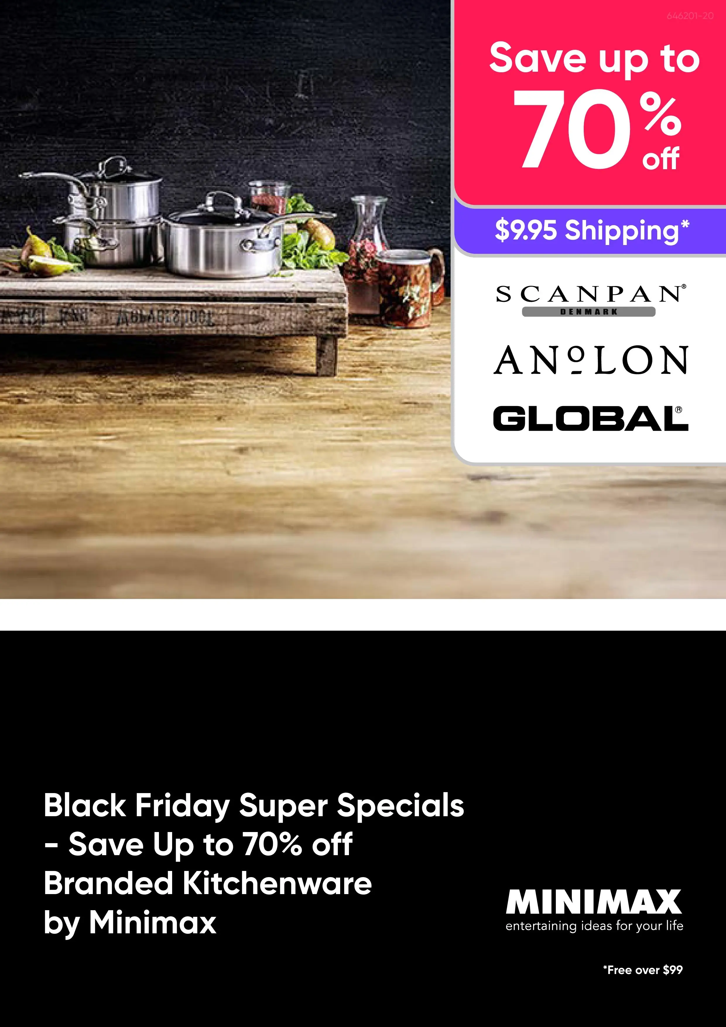 Black Friday Super Specials - Save Up to 70% off Branded Kitchenware by Minimax