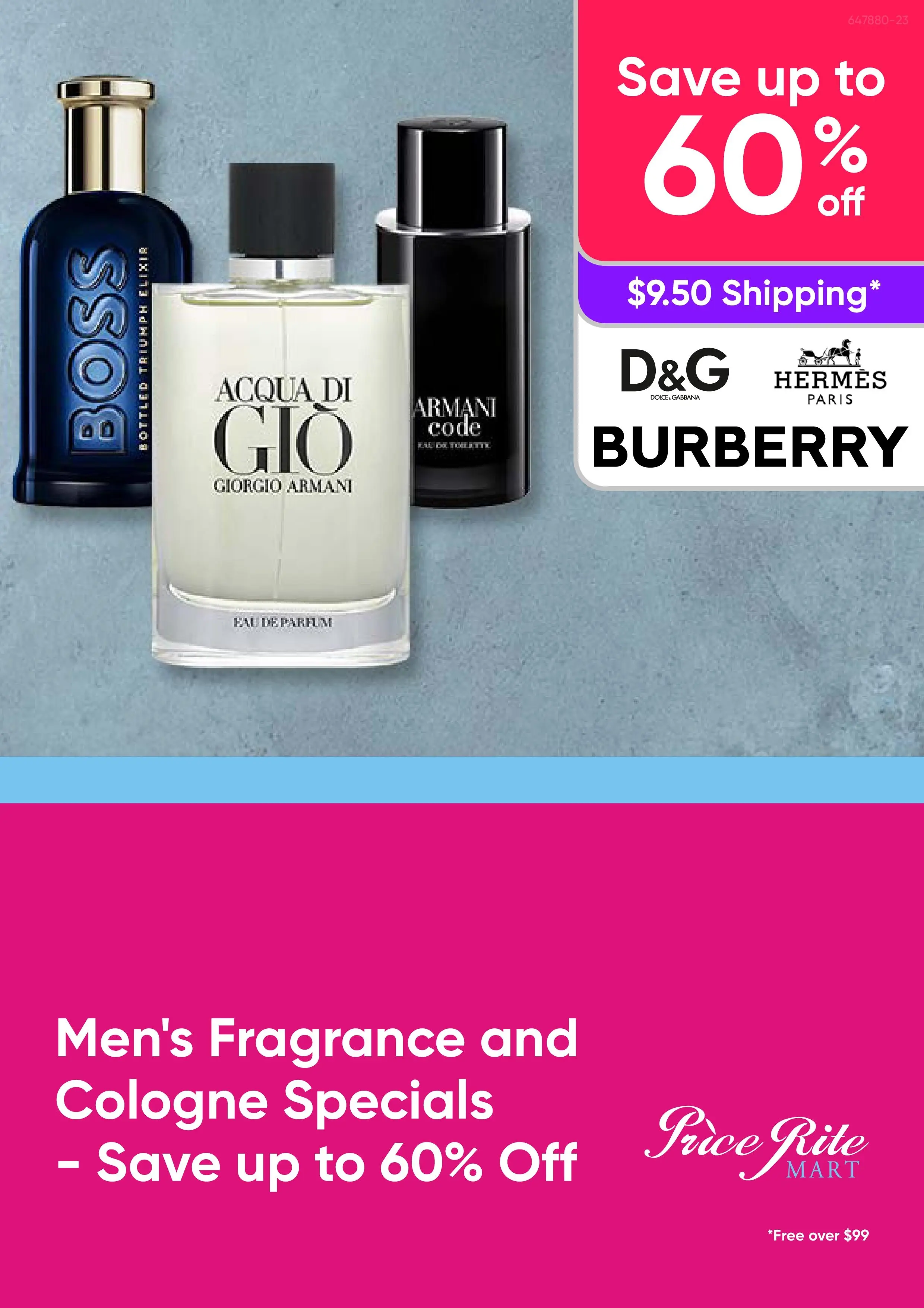 Men's Perfumes and Colognes Specials - Save up to 60% Off